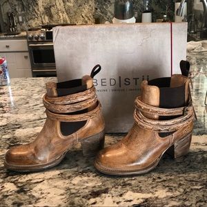 BED STU Lorn booties 6.5 NWT & Box